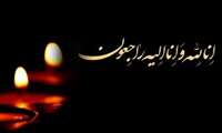 پیام تسلیت به همکاران گرامی جناب آقای دکتر دهمرده و سرکار خانم دکتر محمدی 